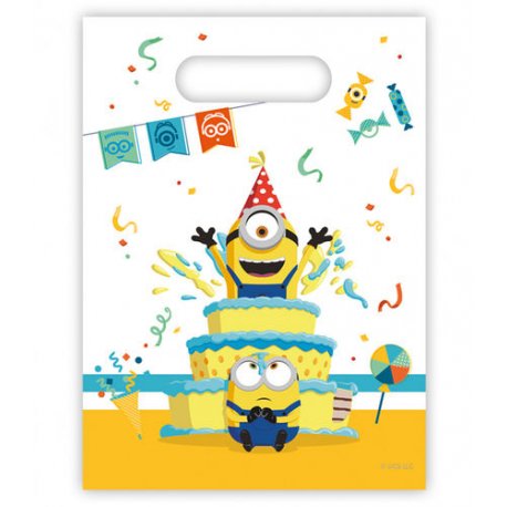6 Bolsas Minions
